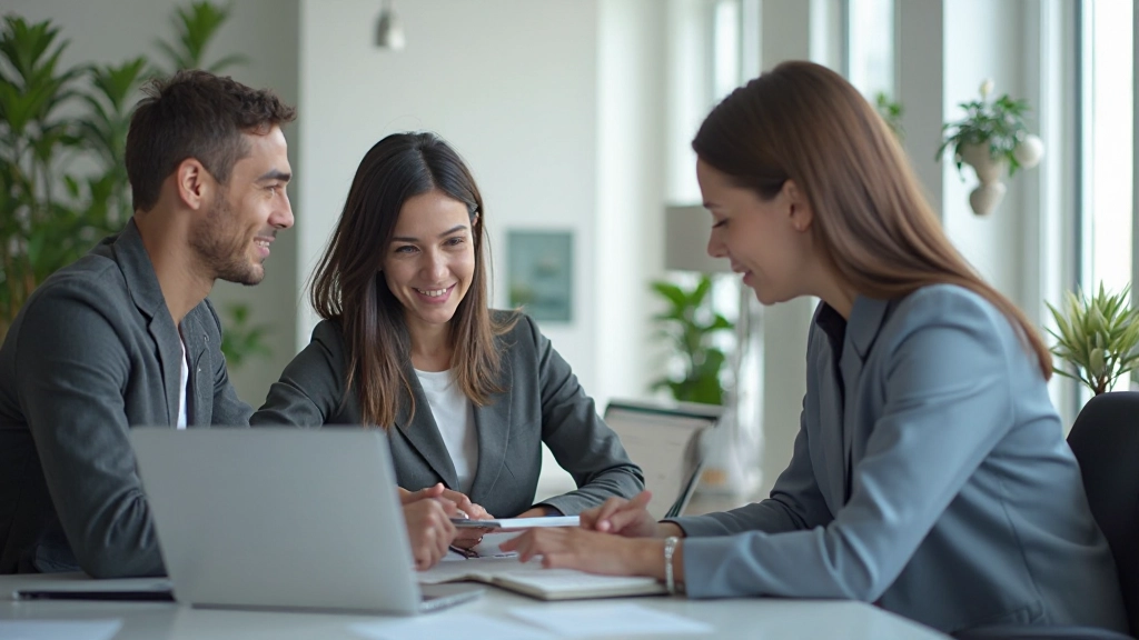 Профессиональная команда работает удалённо из современного офиса с ноутбуками и видеоконференцией