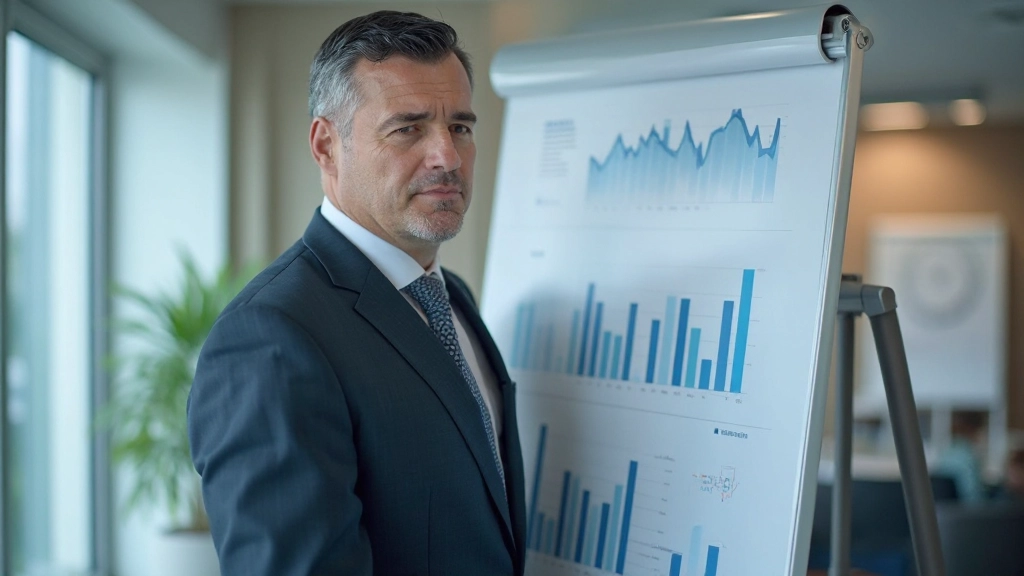 Менеджер проводит анализ бизнес-процессов на доске